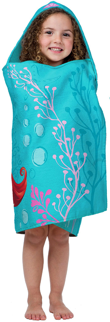 Jay Franco Kids Hooded Towel The Little Mermaid