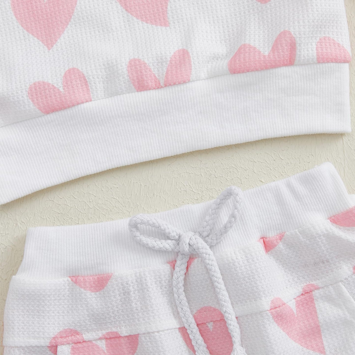 Mlpeerw Toddler Baby Girl Clothes 3 6 9 12 18 24 Months Fall Outfits Letter Print Long Sleeve Sweatshirt Top + Pants Set (Valent