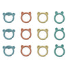 Ingenuity Sheppys Squad Toy Links for Newborn and Up, 12 Links, Plant-Based and BPA-Free Materials, Multi-Texture