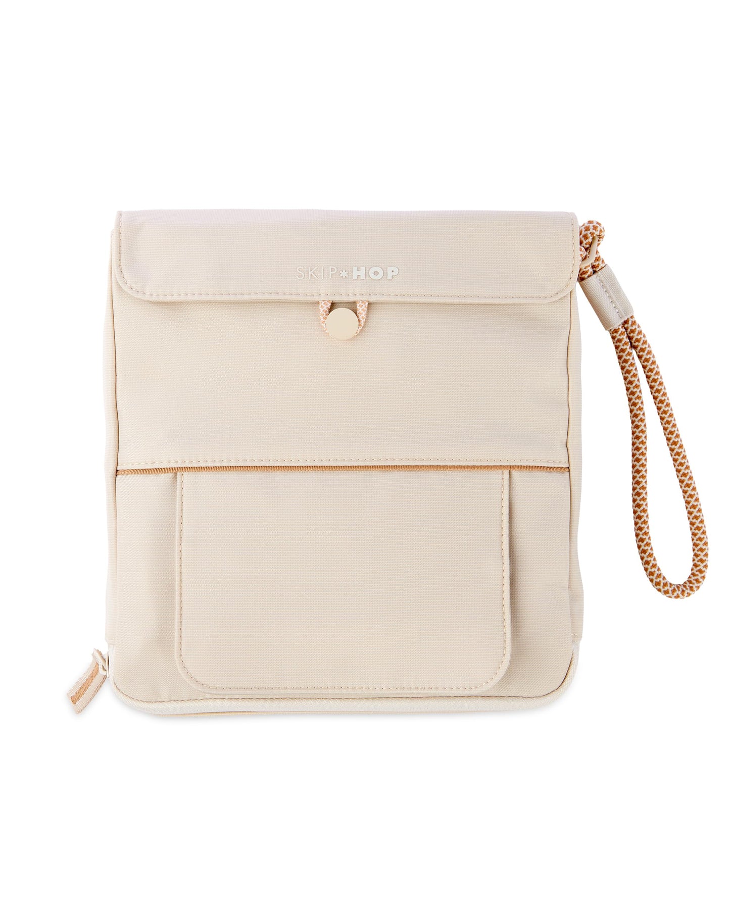 Skip Hop Travel Baby Changing Pad with Easy-Clean Surface, Covers Public Changing Stations, Wipes Pocket, Diaper Storage, Dispos