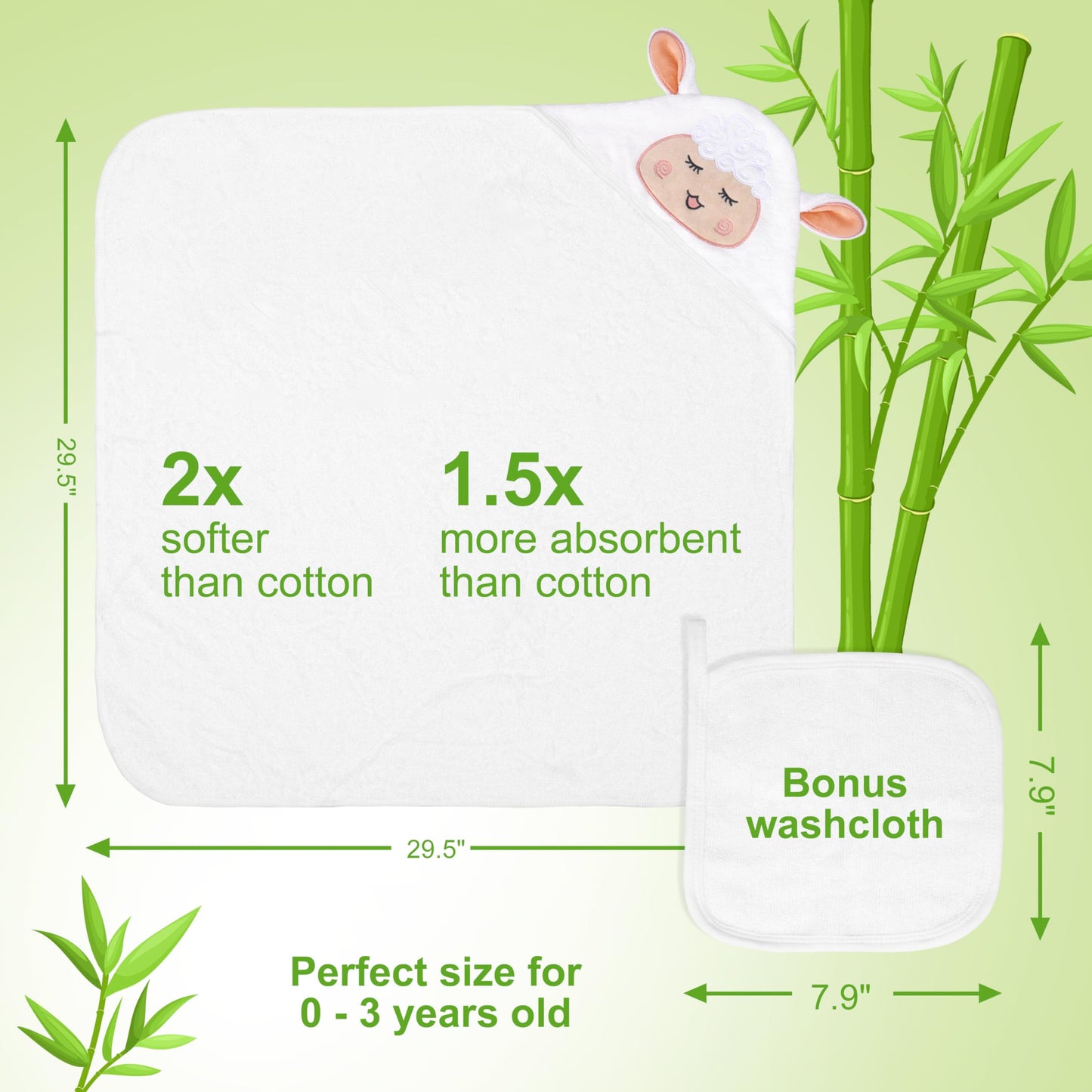 My First Noahs Ark 7 Pcs Baptism Gift Set, Dedication, Christening And Baptism Gifts For Girl And Newborn Baby, Includes Washclo