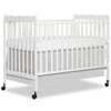 Dream On Me Carson Classic 3-in-1 Convertible Full-Size Baby Crib in White, GreenGuard Gold & JPMA, 4 Mattress Heights, Converts