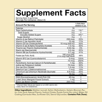 Childlife Essentials Multivitamin Gummies For Kids - Children'S Vitamins, Kids Multivitamins With Dha, Sugar Free - Natural Stra