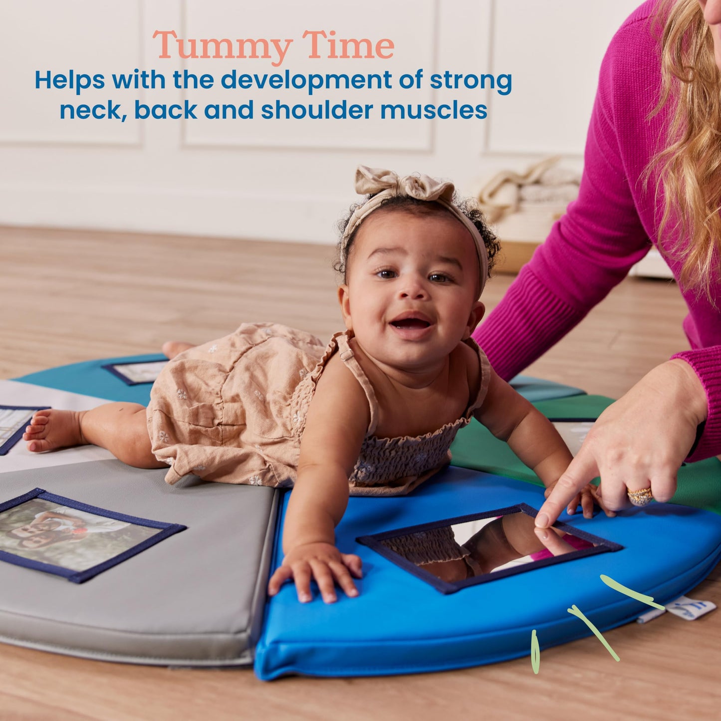 Ecr4Kids Softzone Picture Me Play Mat, Activity Mat, Contemporary