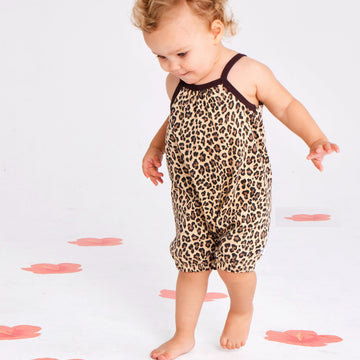 Honestbaby Multipack Short Romper Sets And Dresses 100% Organic Cotton For Infant Baby And Toddler Boys, Girls, Unisex, Cheetah,
