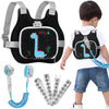 Accmor Toddler Harness Leash+ Reflective Anti Lost Wrist Link, Cute Dinosaur Kids Harness With Leash, Foldable Child Harness Bab