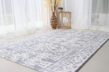 Cushmat Stylish Reversible Foam Play Mat (Large, Explorer - Cloud Indigo) - Soft, Waterproof, Durable Play Mat For Infants, Babi