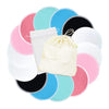 Nursing Breast Pads (14 Pack) + Laundry Bag & Travel Storage Bag, 4.7 Inch Option - Washable & Reusable Breastfeeding Nursing Pa