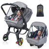 Universal Car Seat Rain Cover,Weather Shield For Infant Car Seat With Storage Bag,Side Ventilation & Handle Opening,Necessary Pr