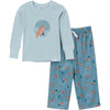 Gerber Baby Boy'S 2-Piece Pajama Set (Long-Sleeve Cotton Top & Loose Fitting Flame Reistant Bottom), Fox