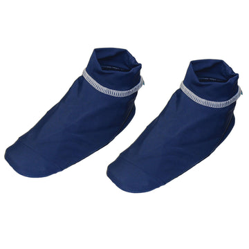 Sun Smarties Children'S Upf 50+ Non-Skid Sand And Water Socks Large Navy Ocean