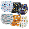 Joyo Roy 6Pcs Rubber Pants For Toddlers Rubber Training Pants For Toddlers Plastic Training Pants Plastic Diaper Covers Toddler
