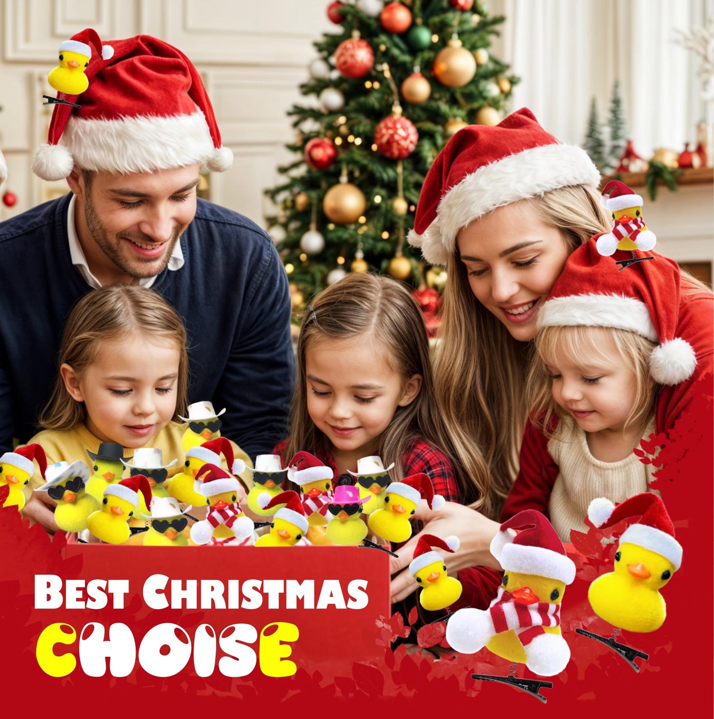 Sprout Clips Fun Cowboy Ducks Hair Clips For Adults And Children They Are Very Pretty To Change Your Luck These Ducks Give A Lot