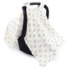 Hudson Baby Unisex Baby Muslin Cotton Car Seat And Stroller Canopy, Football, One Size