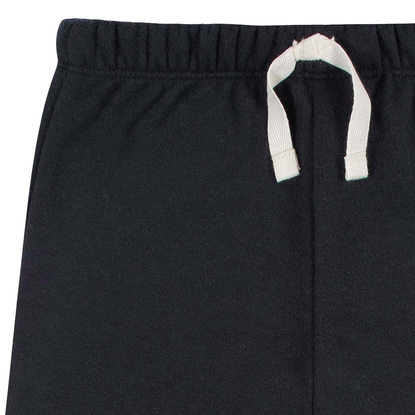 Gerber Baby Boys Toddler 2-Piece Fleece Sweatshirt And Jogger Set, Black Solid, 2T