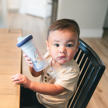 The First Years Bluey Insulated Sippy Cups - Dishwasher Safe Spill Proof Toddler Cups - Ages 12 Months And Up - 9 Ounces - 2 Cou