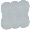 Hahafelt 3 Pcs Changing Pad Liners Fits in Peanut Shape Changing Pad Waterproof Diaper Mats Organic Cotton Peanut Mats are Warm