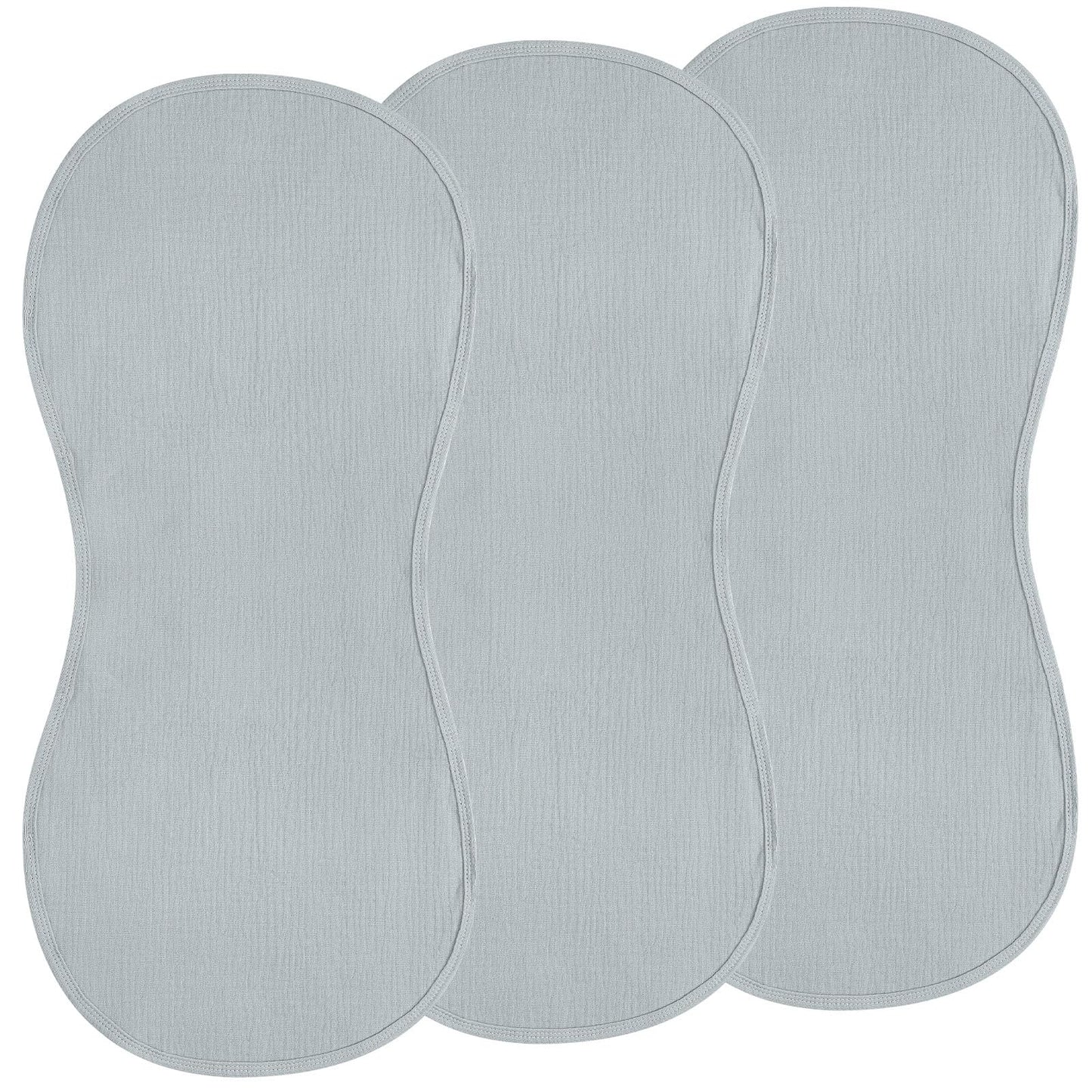 Hahafelt 3 Pcs Changing Pad Liners Fits in Peanut Shape Changing Pad Waterproof Diaper Mats Organic Cotton Peanut Mats are Warm