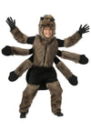 Kids Brown Furry Spider Costume Boys, Scary Eight Legs Arachnid Giant Tarantula Childrens Halloween