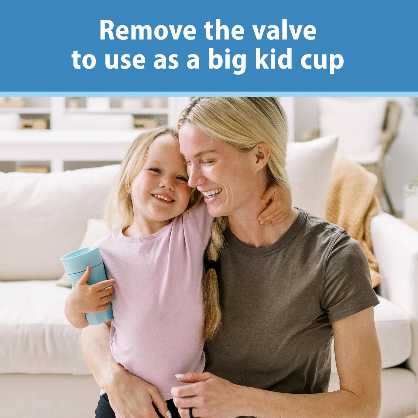 Dr. Brown'S Milestones Cheers 360 Training Cup For Toddlers & Babies, Leak-Free Sippy Cup, Blue/Aqua, 10Oz/300Ml, 9M+, 2 Pack (C