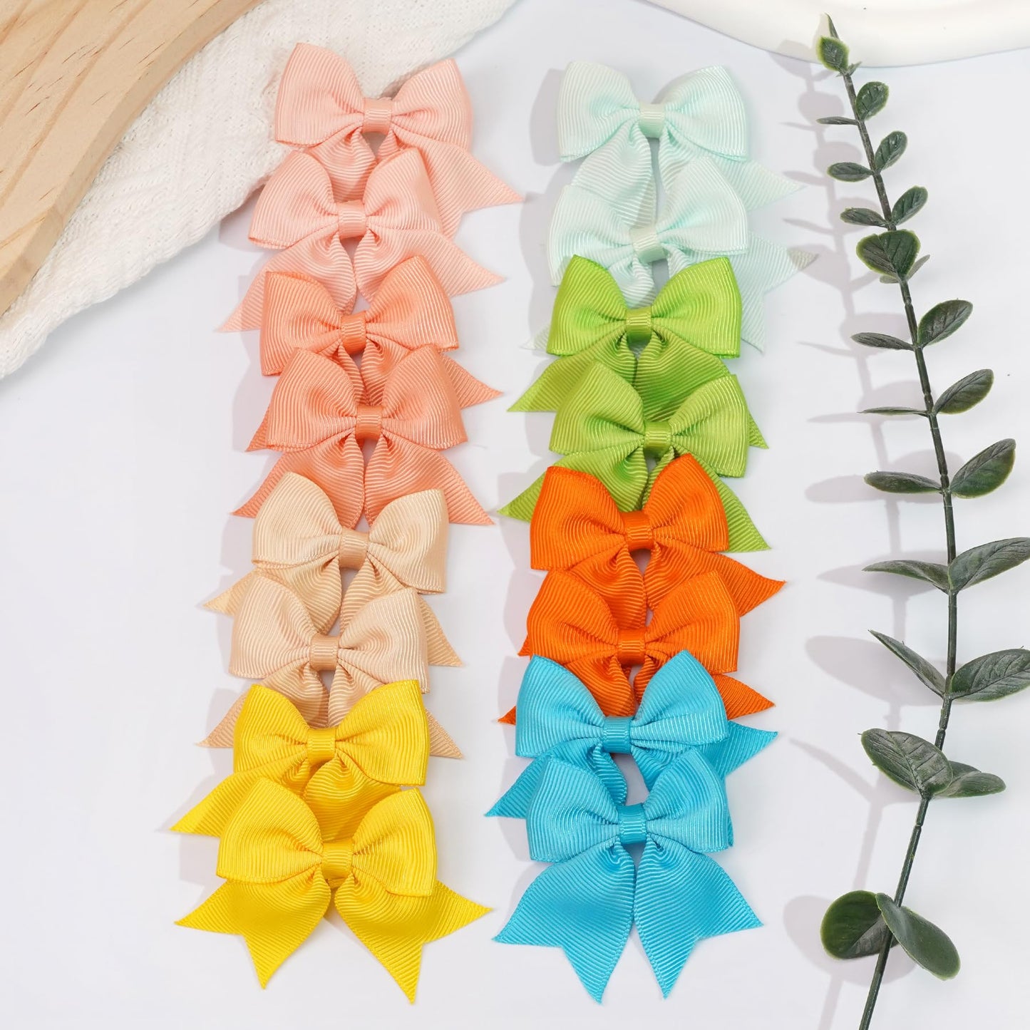Joyoyo 60 Pieces Baby Bows Alligator Hair Clips In 30 Pastel Colors, Barrettes And Bows For Baby Girls,Toddlers,Kids
