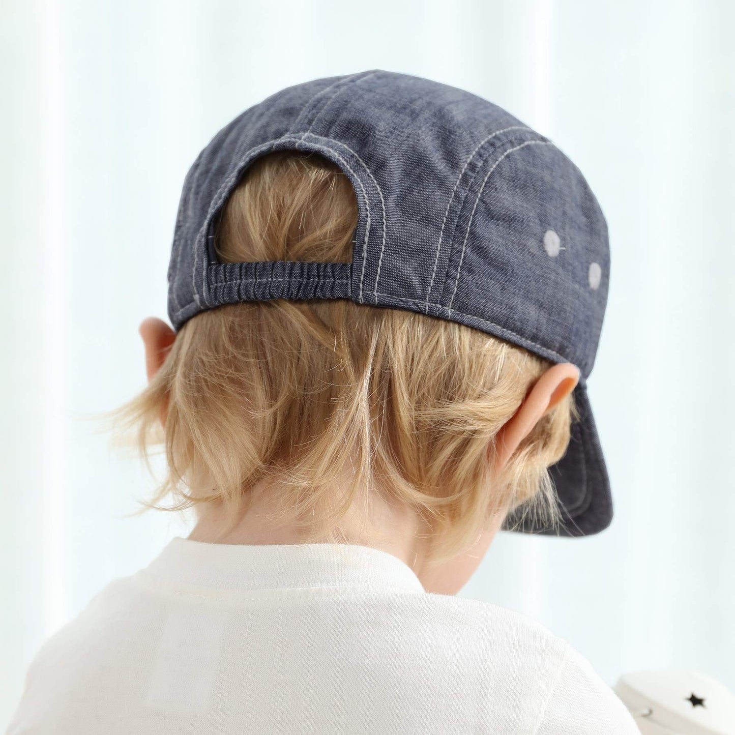 Keepersheep Baby Baseball Cap Infant Sun Hat, Infant Toddler Kids Baseball Cap (6-12 Months - 47Cm(18.5'), Chambray)