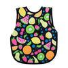 Bapronbaby Neon Fruit Monster Bapron - No Neck Tie Safer Bib For Baby & Toddler - Soft Waterproof Stain Resistant - Machine Wash