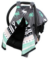Dear Baby Gear Deluxe Car Seat Canopy - Infant Car Seat Cover - Baby Car Seat Covers - Carseat Canopy for Infant Car Seats - Car