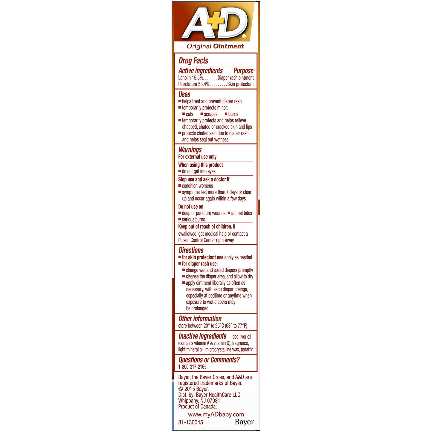 A+D Original Ointment 1.50 Oz (Pack Of 12)