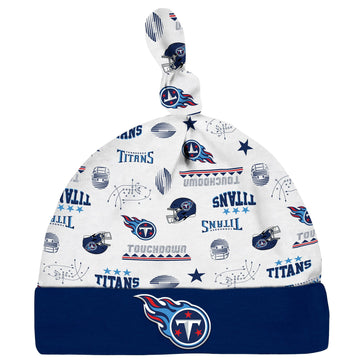 Gerber Nfl Baby Boys' 3-Piece Bodysuit, Sleep 'N Play, & Cap Set, Tennessee Titans, 6-9 Months