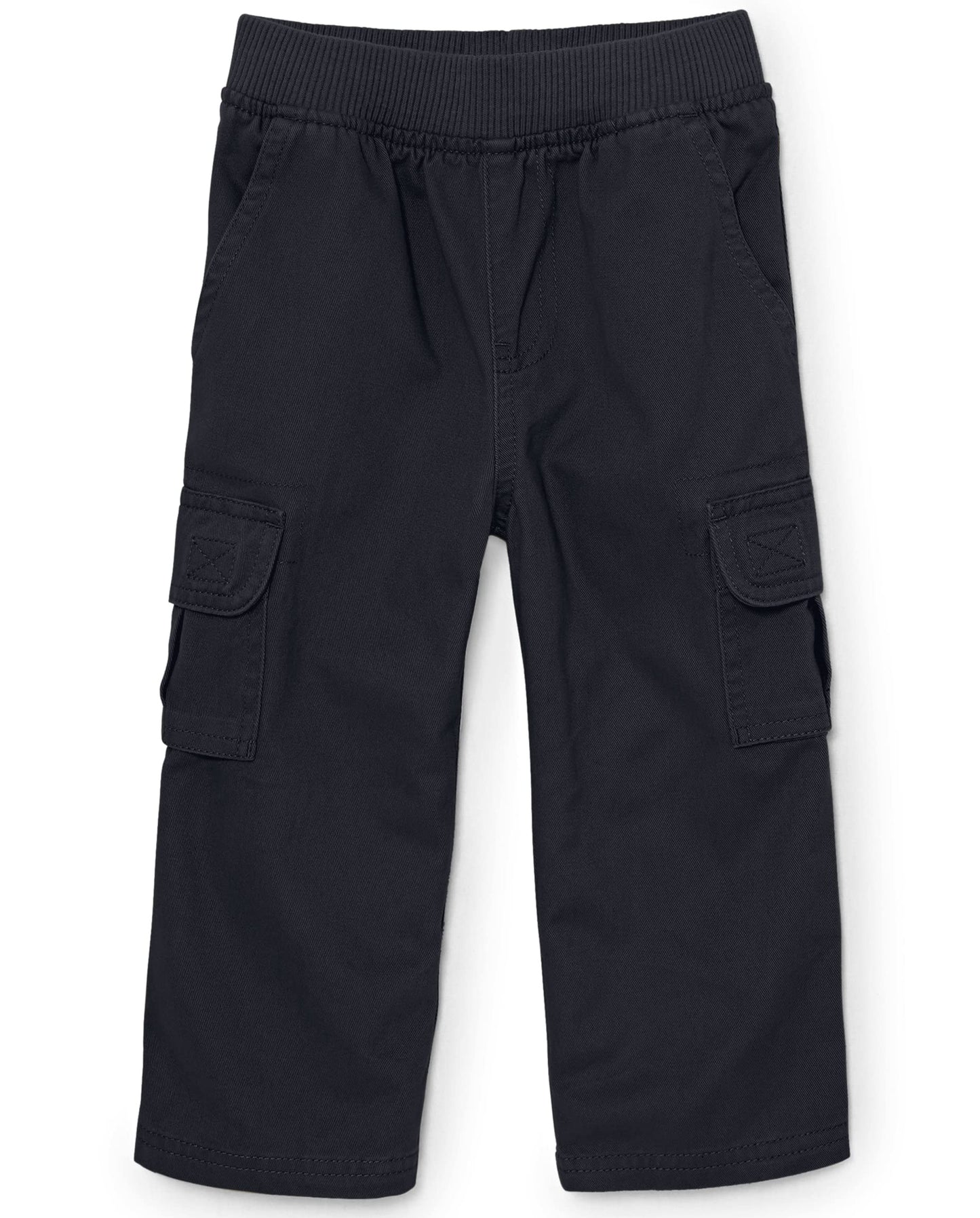 The Childrens Place Baby Boys and Toddler Boys Pull On Cargo Pants, New Navy, 5T