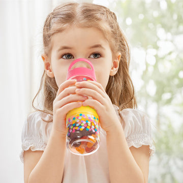 Stephen Joseph, Kids Sip And Snack Water Bottle, 12 Oz Tritan Bpa Free, Drink And Snack Water Bottle For Girls & Boys, Back To S