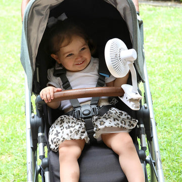 Dreambaby Caged Deluxe Ezy-Fit Clip-On Fan - With Flexible Neck For Adjustable Air Flow - Perfect For Strollers, Cribs, Wheelcha