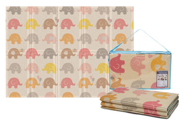 Parklon Folding Play Mat (78.7 X 55.1 X 0.4 Inch) (Little Elephant)