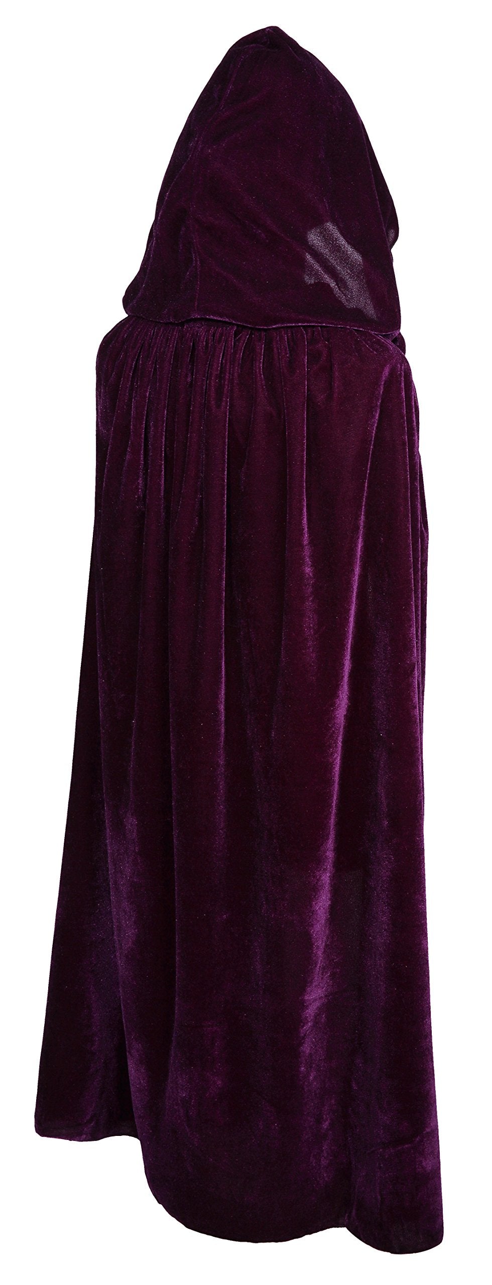 Crizcape Kids Costumes Capes Cloak With Hood For Halloween Party 3-4 Years Purple