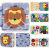 KIDS KING Montessori Busy Board for Toddlers 1-3, Soft Activity Book for Fine Motor Skills, Counting, Cognition, Sorting Matchin