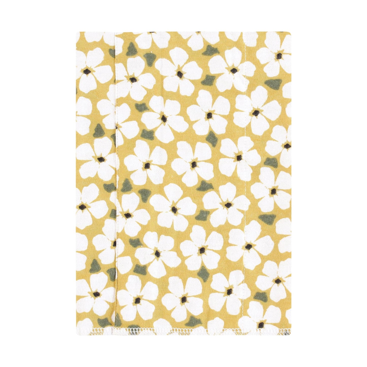 Hudson Baby Unisex Baby Cotton Flannel Burp Cloths, Sage Floral, One Size