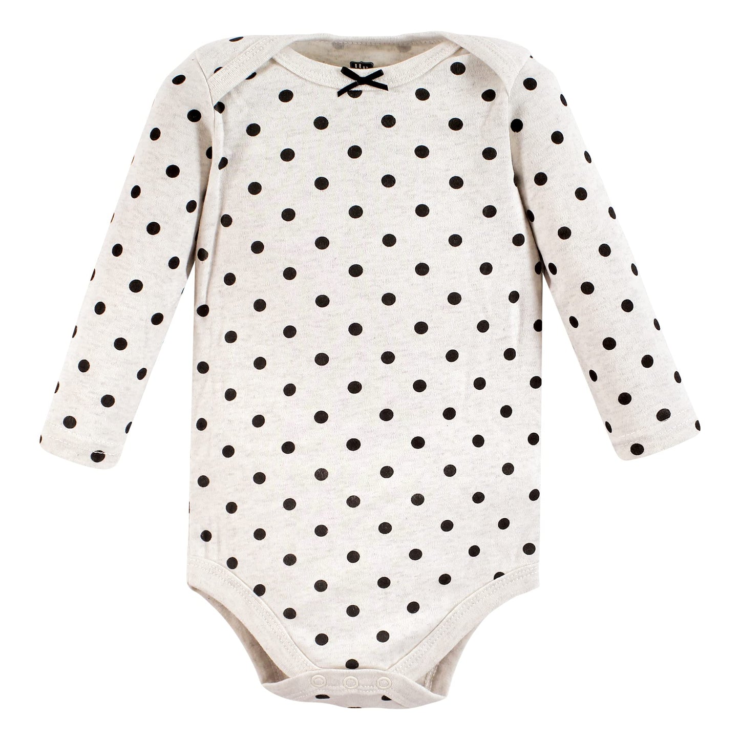 Hudson Baby Unisex Baby Cotton Long-Sleeve Bodysuits, Cinnamon Pink Prints 3-Pack, 3-6 Months
