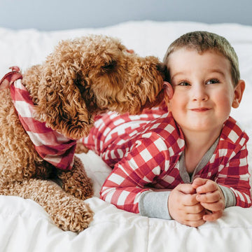 Honestbaby Family Matching Holiday Pajamas Organic Cotton For Men, Women, Kids, Toddlers, Baby Boys, Girls, Unisex Pets , Painte