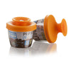 Tomorrow'S Kitchen Popsome Toddler Pop Shake & Snack Container, Orange