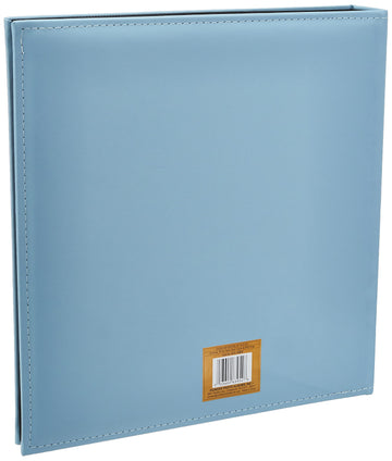 Pioneer Collage Frame Embossed 'Baby' Sewn Leatherette Cover Photo Album, 4'X6', 240 Photos, Baby Blue
