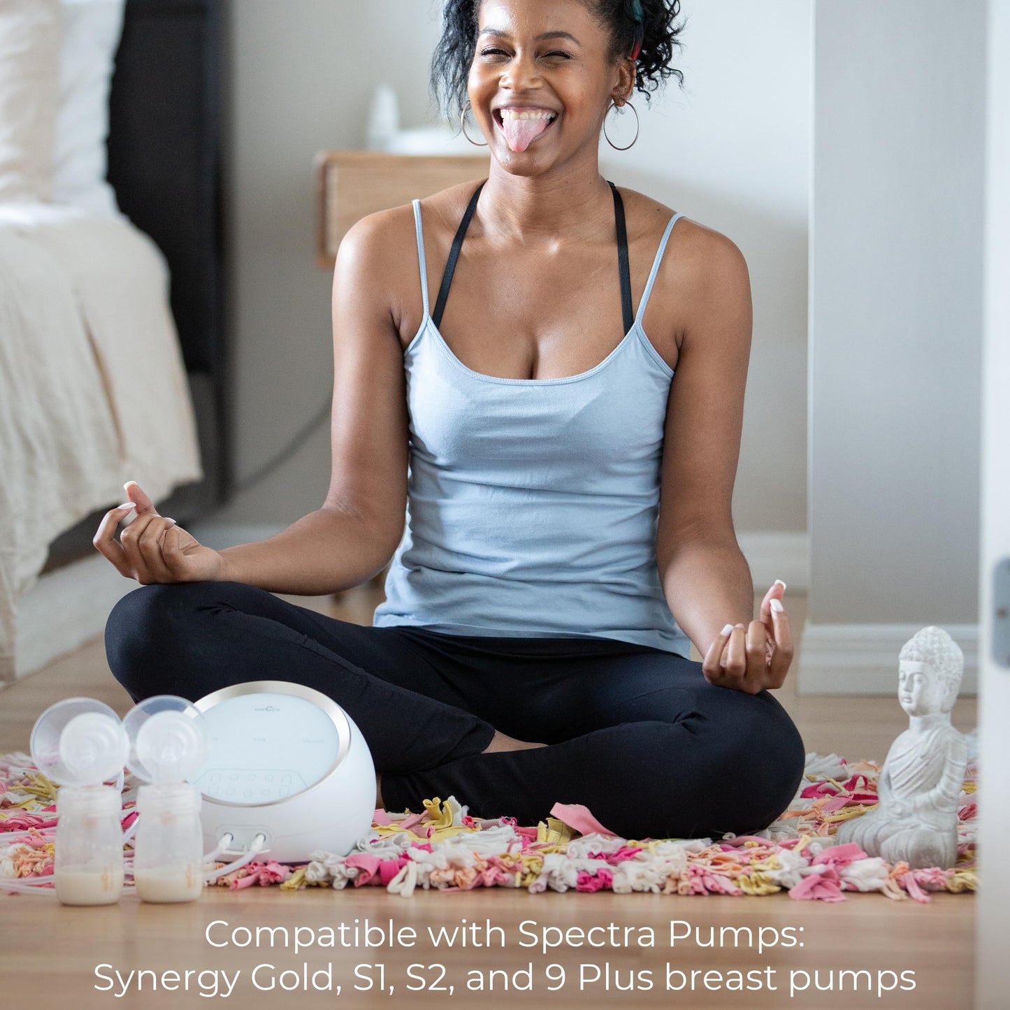 Spectra - Wide Neck Baby Bottles - Compatible With Spectra Breast Milk Pump Flanges (Pack Of 2)