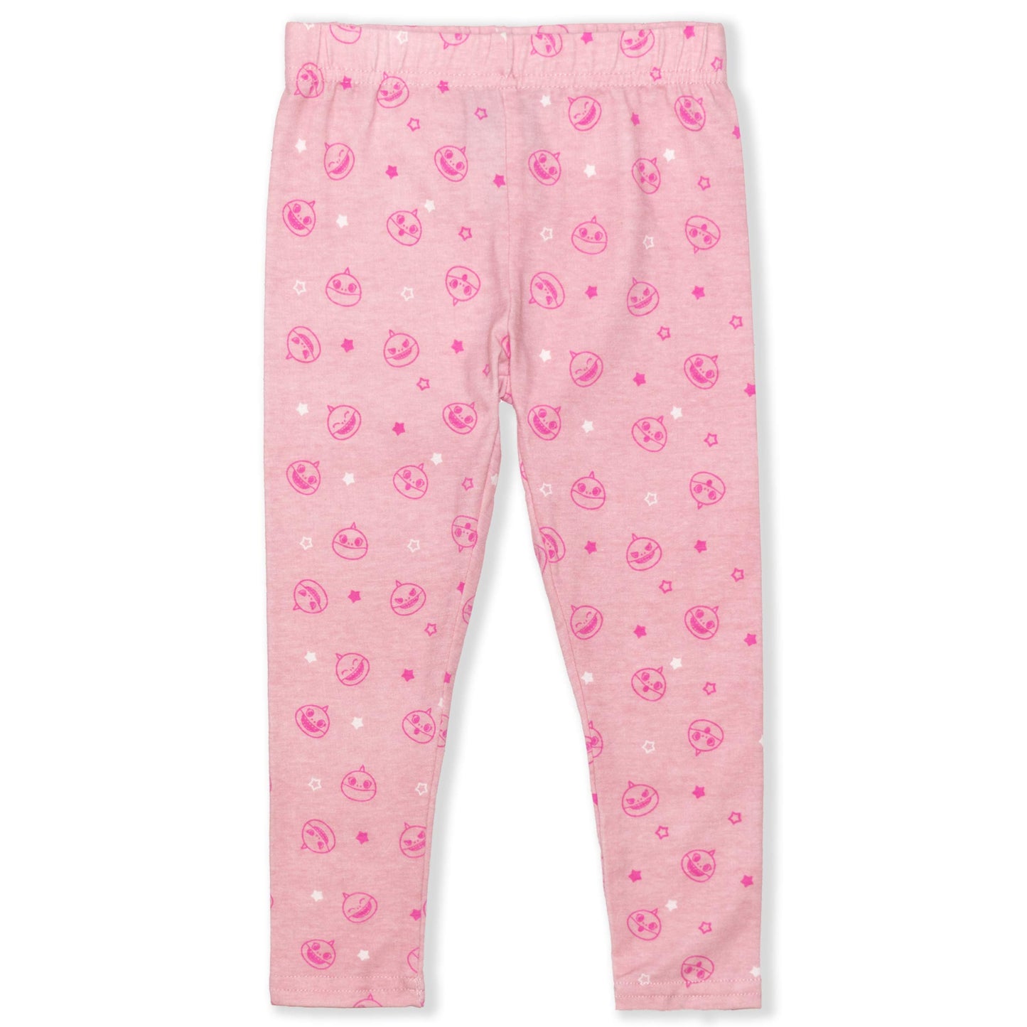 Nickelodeon Baby Shark Girls T-Shirts And Legging Pants Set For Infant And Toddlers - Pink/White