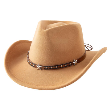 Jastore Toddler Baby Cowboy Hat Infant Baby Boys Girl Cowgirl Hats Kids Western Cowboy Hat (Us, Age, 18 Months, 4 Years, Camel)