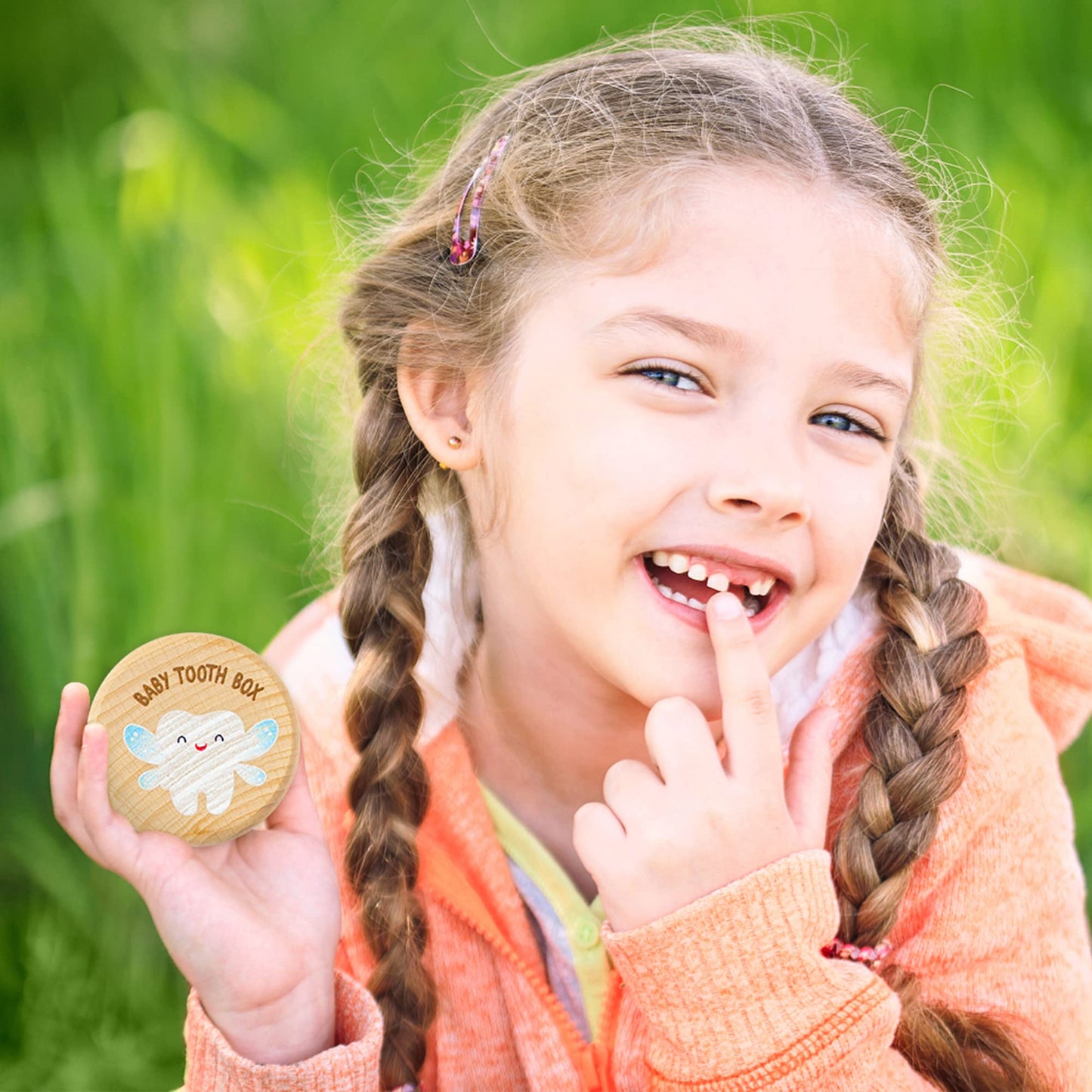 2Pcs Baby Keepsake Box For First Tooth And Curl, Wooden Tooth Fairy Box To Place Under Pillow Cute Lost Tooth First Haircut Keep