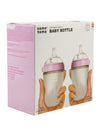 Comotomo Natural Feel 8Oz. Bottle, 4 Pack - Pink