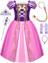 Avady Princess Dress Girls Princess Dresses Up Halloween Costumes Birthday Party Christmas Costume