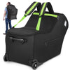 Yorepek Infant Car Seat Travel Bag With Wheels Compatible With Nuna Pipa Car Seat And Base, Carseat Cover For Airplane Travel Wi