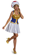 Toad Female Version Costume, Junior (7-9)