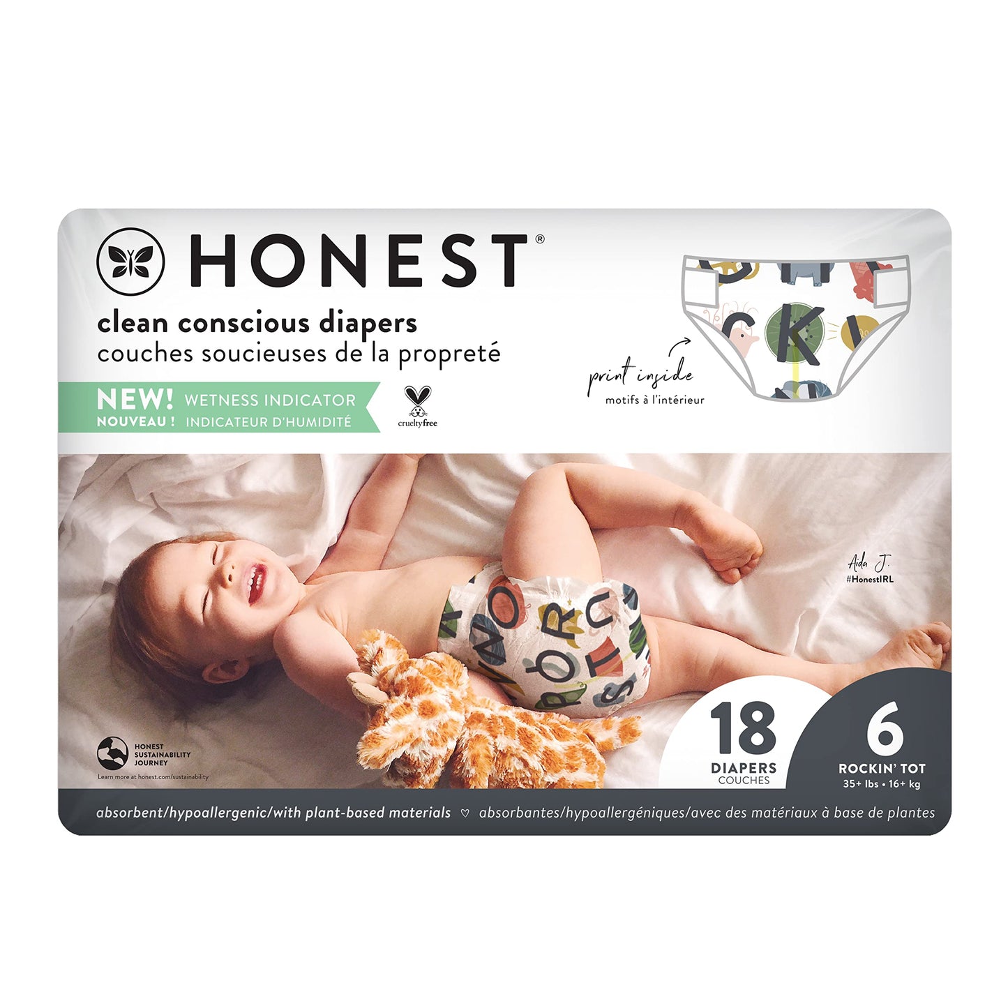 DIAPERS SZ6 ALL THE LETTE